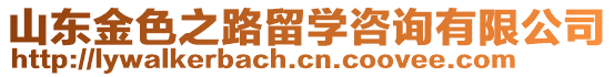 山東金色之路留學(xué)咨詢有限公司