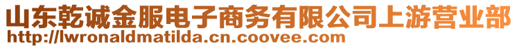 山東乾誠金服電子商務(wù)有限公司上游營業(yè)部