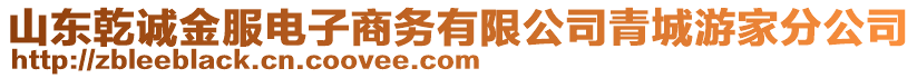 山東乾誠金服電子商務(wù)有限公司青城游家分公司