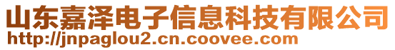 山東嘉澤電子信息科技有限公司