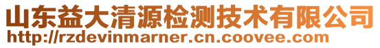 山東益大清源檢測技術有限公司