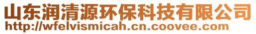 山東潤(rùn)清源環(huán)保科技有限公司