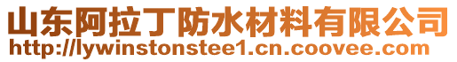 山東阿拉丁防水材料有限公司