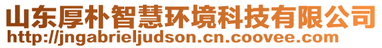 山東厚樸智慧環(huán)境科技有限公司