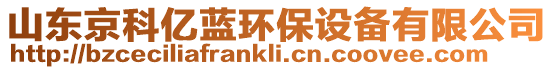 山東京科億藍(lán)環(huán)保設(shè)備有限公司