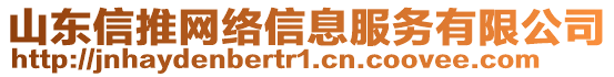 山東信推網(wǎng)絡(luò)信息服務(wù)有限公司