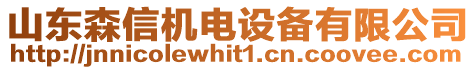 山東森信機(jī)電設(shè)備有限公司