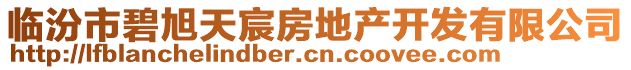 臨汾市碧旭天宸房地產(chǎn)開發(fā)有限公司