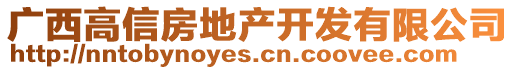 廣西高信房地產(chǎn)開發(fā)有限公司