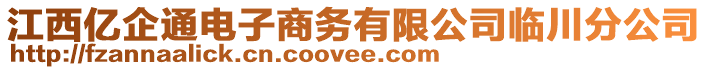 江西億企通電子商務(wù)有限公司臨川分公司