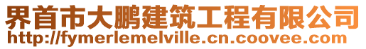 界首市大鵬建筑工程有限公司