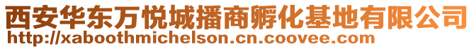 西安華東萬悅城播商孵化基地有限公司