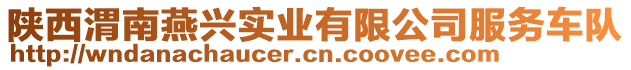 陜西渭南燕興實(shí)業(yè)有限公司服務(wù)車隊(duì)