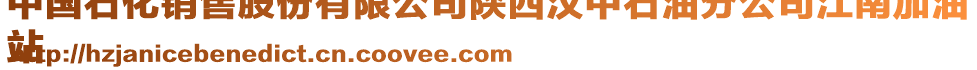 中國石化銷售股份有限公司陜西漢中石油分公司江南加油
站