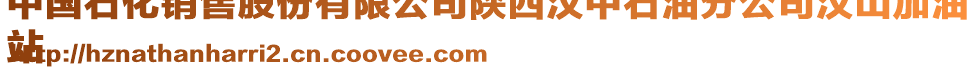 中國石化銷售股份有限公司陜西漢中石油分公司漢山加油
站