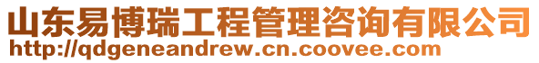 山東易博瑞工程管理咨詢(xún)有限公司