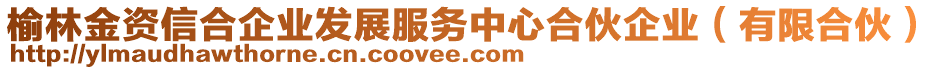 榆林金資信合企業(yè)發(fā)展服務中心合伙企業(yè)（有限合伙）