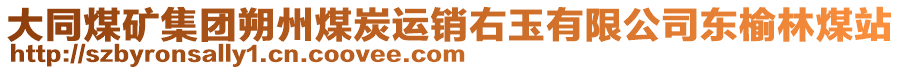 大同煤礦集團朔州煤炭運銷右玉有限公司東榆林煤站