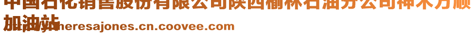 中國(guó)石化銷售股份有限公司陜西榆林石油分公司神木萬(wàn)順
加油站