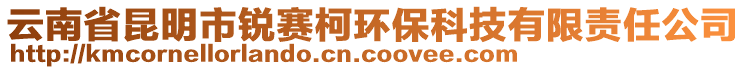 云南省昆明市銳賽柯環(huán)保科技有限責任公司