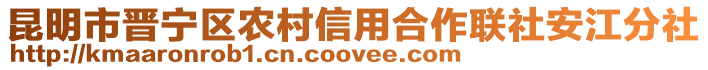 昆明市晉寧區農村信用合作聯社安江分社