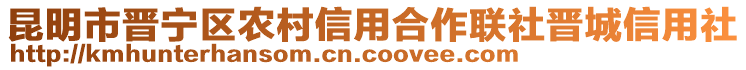 昆明市晉寧區(qū)農(nóng)村信用合作聯(lián)社晉城信用社