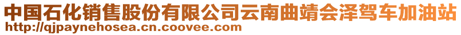 中國(guó)石化銷(xiāo)售股份有限公司云南曲靖會(huì)澤駕車(chē)加油站