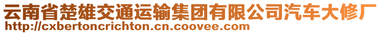 云南省楚雄交通運(yùn)輸集團(tuán)有限公司汽車(chē)大修廠