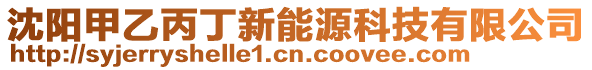 沈陽甲乙丙丁新能源科技有限公司