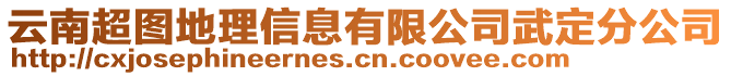 云南超圖地理信息有限公司武定分公司