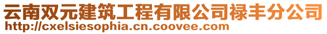 云南雙元建筑工程有限公司祿豐分公司