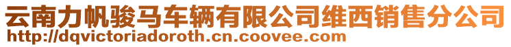 云南力帆駿馬車輛有限公司維西銷售分公司