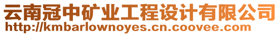 云南冠中礦業(yè)工程設計有限公司