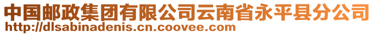 中國郵政集團(tuán)有限公司云南省永平縣分公司