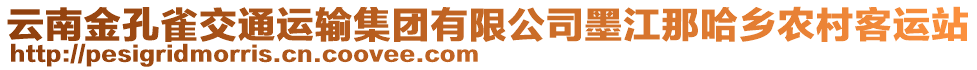 云南金孔雀交通運輸集團有限公司墨江那哈鄉(xiāng)農(nóng)村客運站