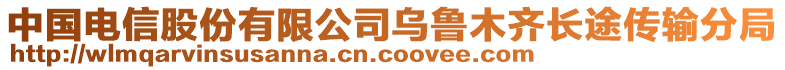 中國電信股份有限公司烏魯木齊長途傳輸分局