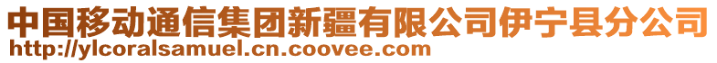 中國(guó)移動(dòng)通信集團(tuán)新疆有限公司伊寧縣分公司