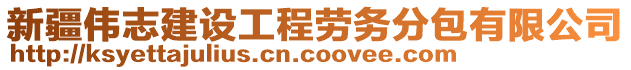 新疆偉志建設(shè)工程勞務(wù)分包有限公司