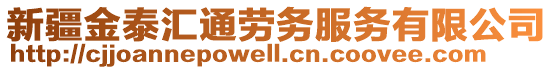 新疆金泰匯通勞務(wù)服務(wù)有限公司