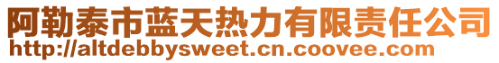 阿勒泰市藍天熱力有限責任公司