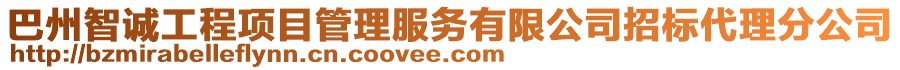 巴州智誠(chéng)工程項(xiàng)目管理服務(wù)有限公司招標(biāo)代理分公司