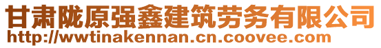 甘肅隴原強(qiáng)鑫建筑勞務(wù)有限公司