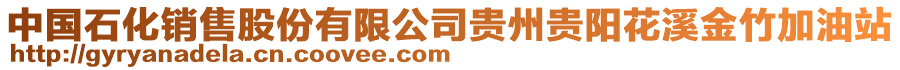 中國(guó)石化銷售股份有限公司貴州貴陽(yáng)花溪金竹加油站