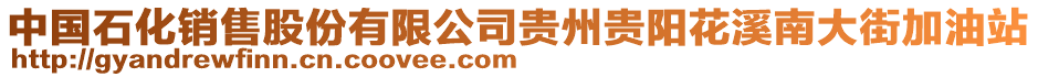 中國(guó)石化銷售股份有限公司貴州貴陽(yáng)花溪南大街加油站