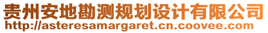 貴州安地勘測規(guī)劃設(shè)計有限公司