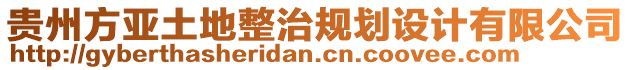 貴州方亞土地整治規(guī)劃設(shè)計有限公司