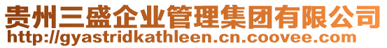 貴州三盛企業(yè)管理集團(tuán)有限公司