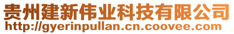 貴州建新偉業(yè)科技有限公司