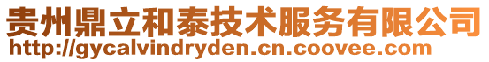 貴州鼎立和泰技術(shù)服務(wù)有限公司