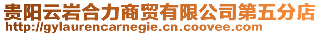 貴陽云巖合力商貿有限公司第五分店